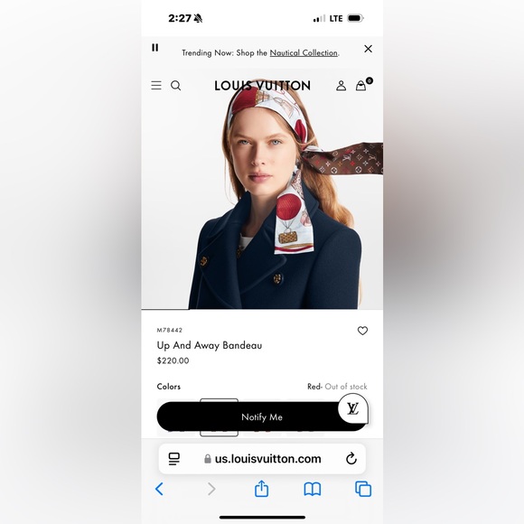 LV Up Up and Away Bandeau Sold out! - Picture 13 of 16